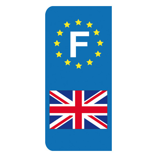 Stickers Plaque Anglais