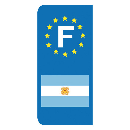 Stickers Plaque Argentine