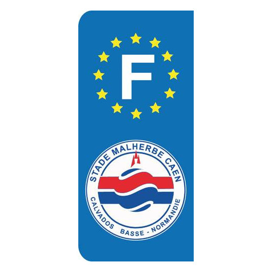Stickers Plaque Caen