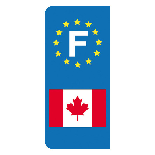 Stickers Plaque Canada