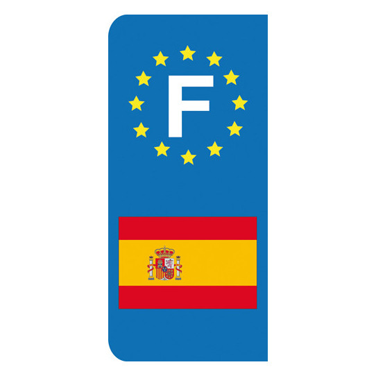 Stickers Plaque Espagne