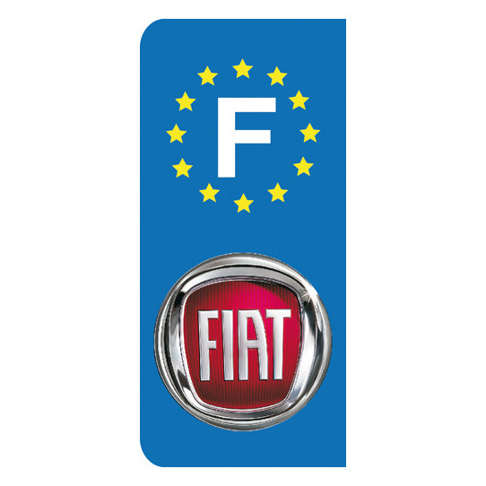 Stickers Plaque Fiat