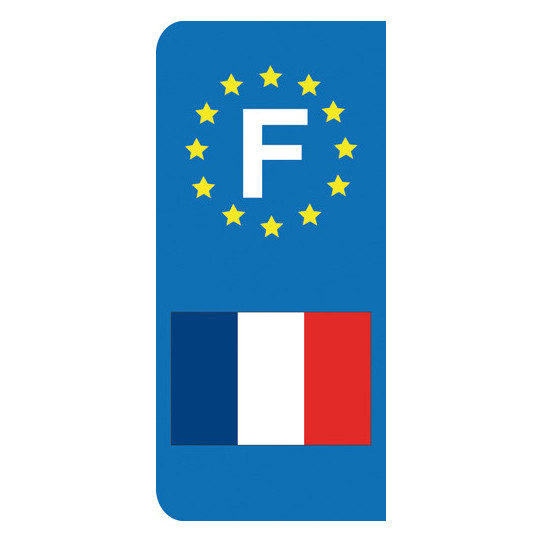 Stickers Plaque France