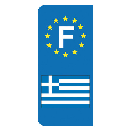 Stickers Plaque Grèce