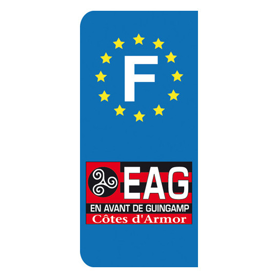 Stickers Plaque Guingamp