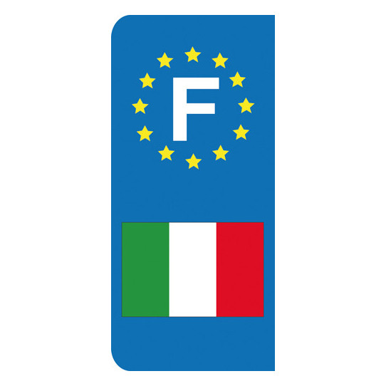 Stickers Plaque Italie