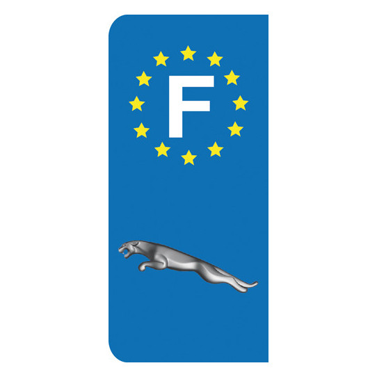 Stickers Plaque Jaguar