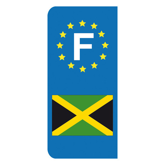 Stickers Plaque Jamaique