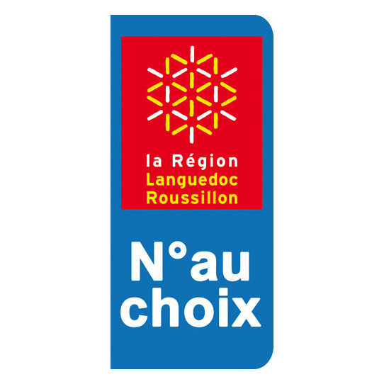 Stickers Plaque Languedoc Roussillon