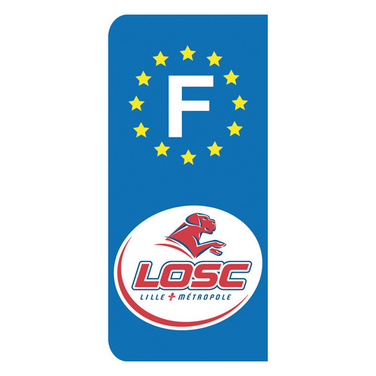 Stickers Plaque Lille