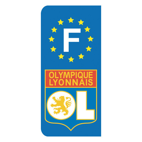 Stickers Plaque Lyon