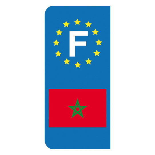 Stickers Plaque Maroc