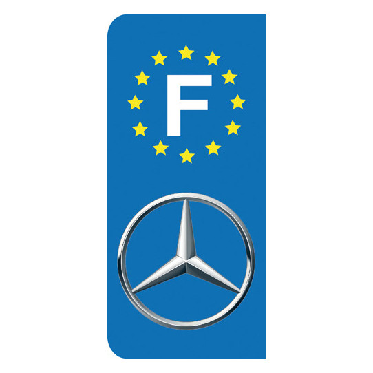 Stickers Plaque Mercedes
