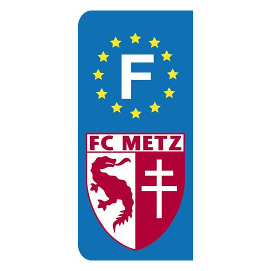 Stickers Plaque Metz