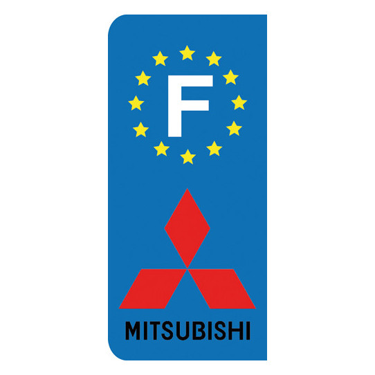 Stickers Plaque Mitsubishi