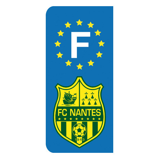 Stickers Plaque Nantes
