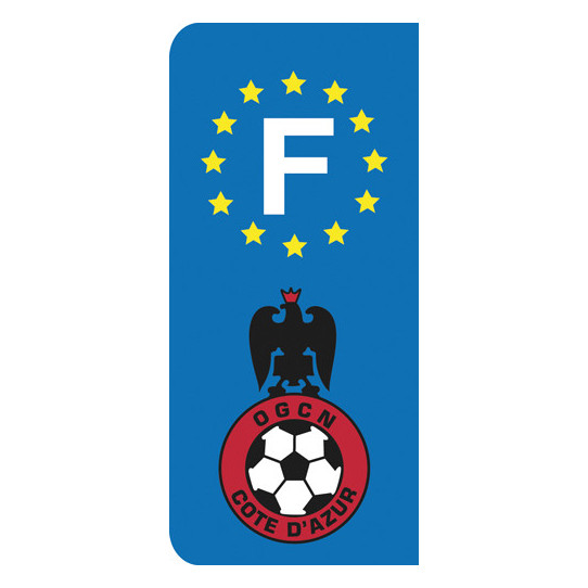 Stickers Plaque Nice