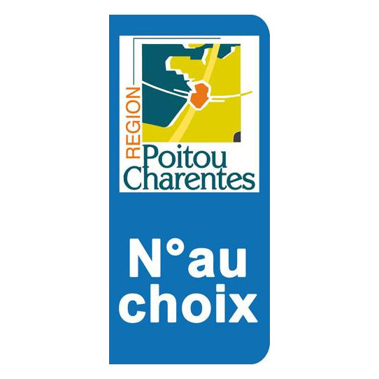 Stickers Plaque Poitou Charentes