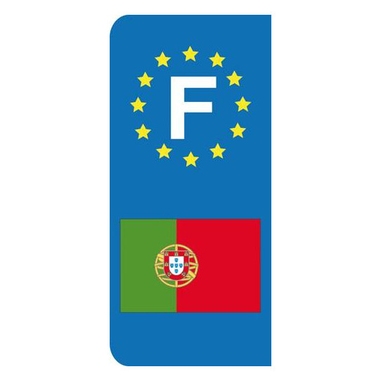 Stickers Plaque Portugal