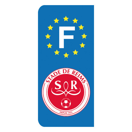 Stickers Plaque Reims