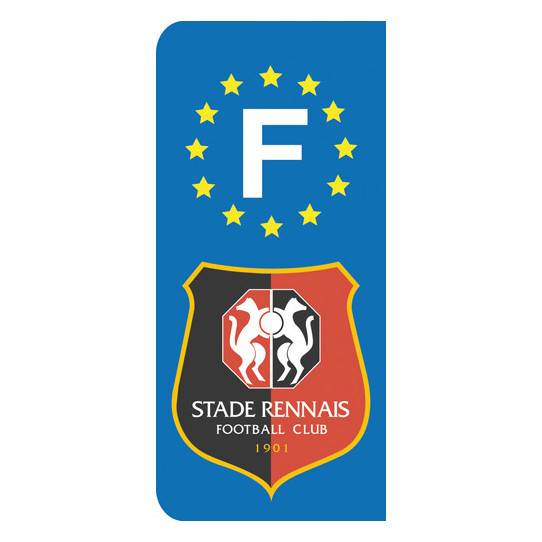 Stickers Plaque Rennes
