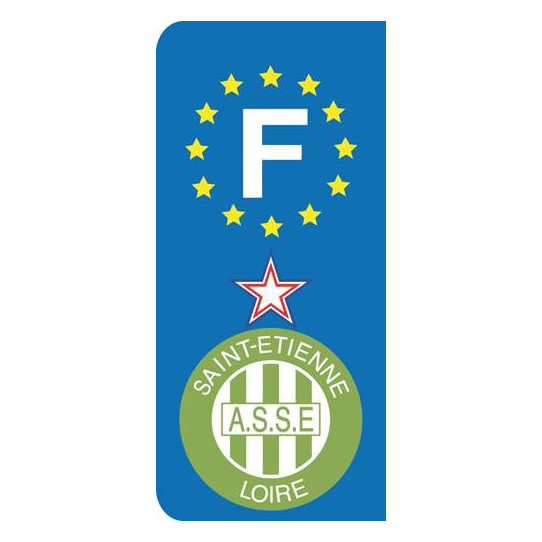 Stickers Plaque Saint Etienne