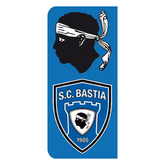 Stickers Plaque SC Bastia