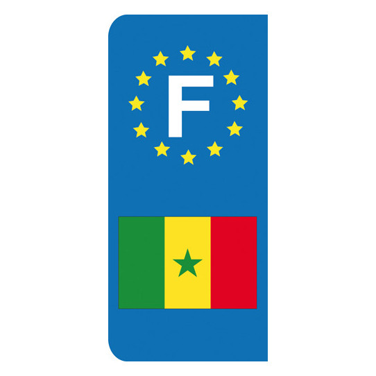 Stickers Plaque Sénégal
