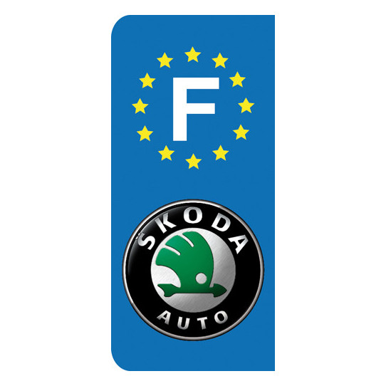 Stickers Plaque Skoda