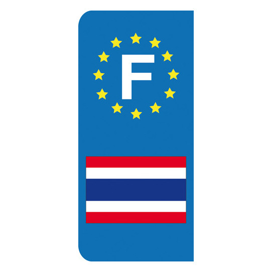 Stickers Plaque Taillande