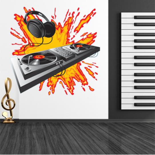 Sticker platine dj