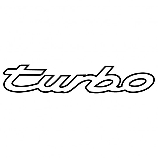 Stickers porsche turbo