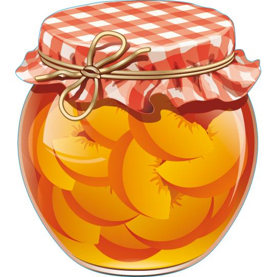 Stickers pot de confiture