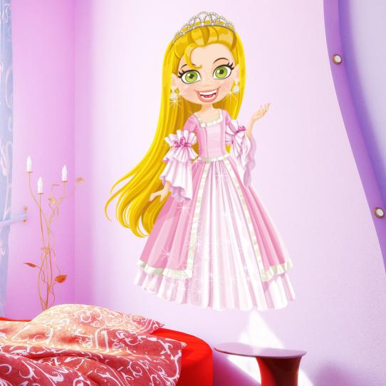 Autocollant Stickers enfant princesse
