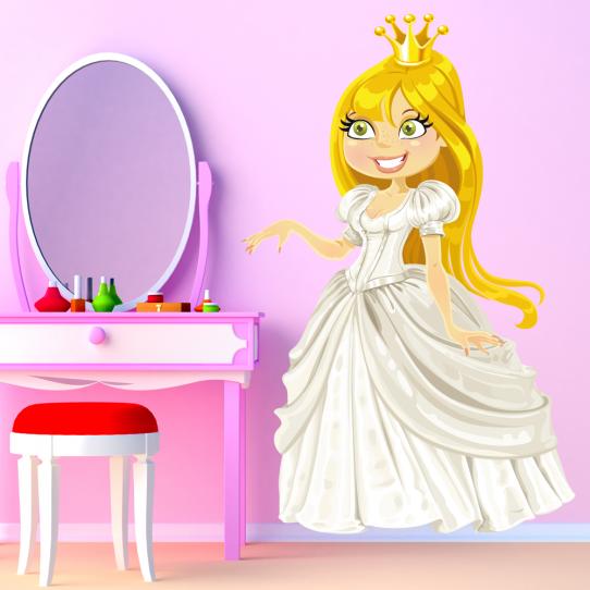 Autocollant Stickers enfant princesse