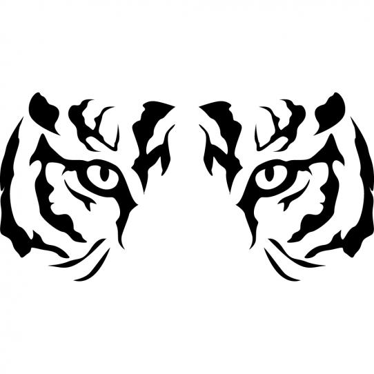 Stickers regard tigre