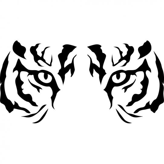 Stickers regard tigre
