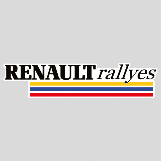 Stickers renault rallyes