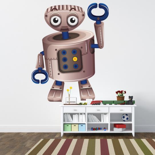 Autocollant Stickers enfant robot pince