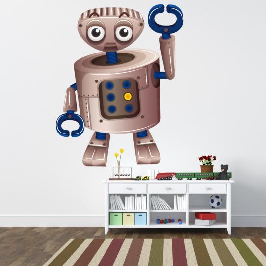 Autocollant Stickers enfant robot pince