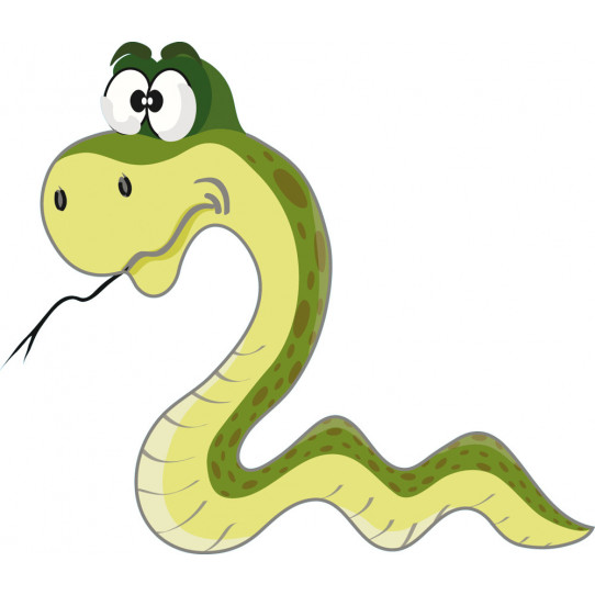Autocollant Stickers enfant serpent
