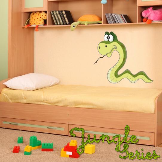 Autocollant Stickers mural enfant serpent