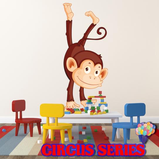 Autocollant Stickers enfant singe