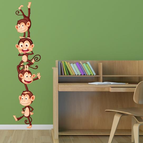 Autocollant Stickers singes