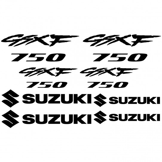 Autocollant - Stickers Suzuki GsxF 750