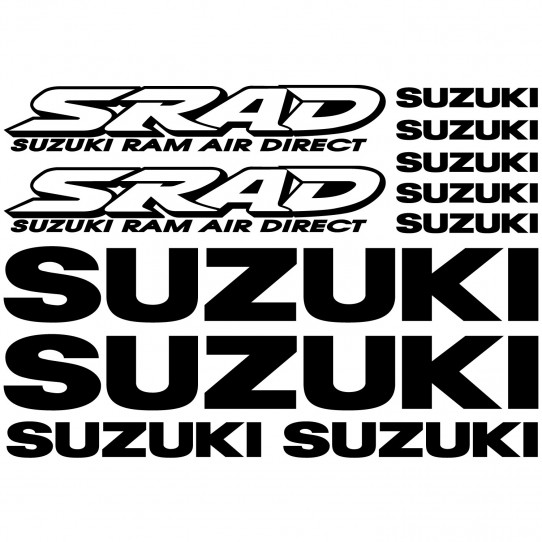 Autocollant - Stickers Suzuki SRAD