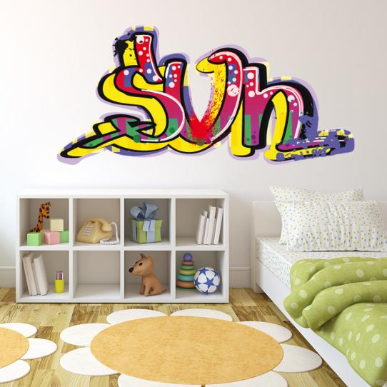 Autocollant Stickers mural ado sun