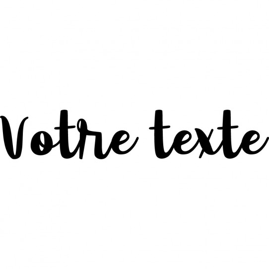 Stickers texte personnalisé