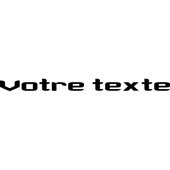 Stickers texte personnalisé