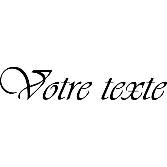 Stickers texte personnalisé